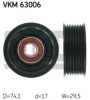 SKF VKM 63006 Deflection/Guide Pulley, v-ribbed belt